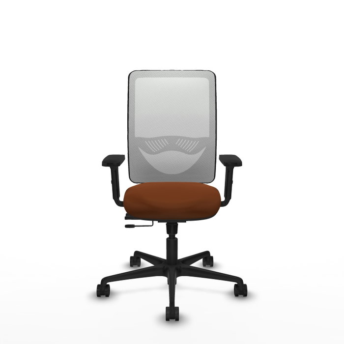 PIQUERAS Y CRESPO Silla de oficina Zulema con mecanismo Sincro/Traslack, Marrón y Blanco PIQUERAS Y CRESPO Silla de oficina Zulema con mecanismo Sincro/Traslack, Marrón y Blanco