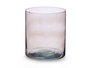 Giftdecor Jarron Cristal Cilindro 17 cm Diámetro X 20 cm Gris (Set de 4)
