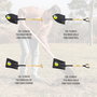 WOLFPACK LINEA PROFESIONAL Pala Cuadrada de Fibra de Vidrio Mango Muleta Nº 3