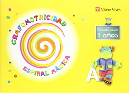 VICENS VIVES, (10).GRAFOMOTRICIDAD 3 AÑOS (ESPIRAL MAGICA) - VICENS VIVES