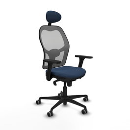 PIQUERAS Y CRESPO Silla de oficina Jorquera Azul marino y Gris