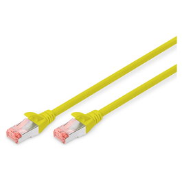 Digitus Cable de Red Cat6 S/FTP 0.5m Amarillo con Protección de Conector RJ45