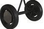 DKD Home Decor Consola Avion Negro Natural Metal Madera 191 x 91 x 58 cm