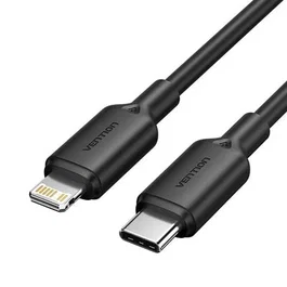 Vention Cable USB 2.0 Tipo-C a Lightning, 2m, Negro