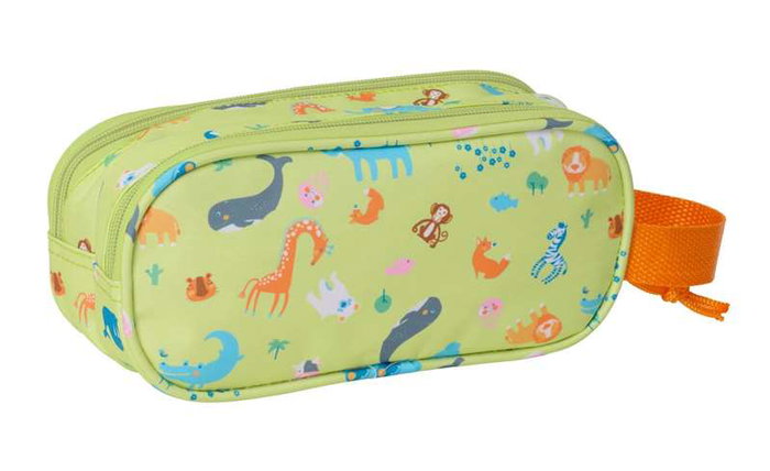 Safta Portatodo Doble 3D Leon 21x8x6cm