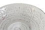 DKD Home Decor Ensaladera de Gres Blanco con Relieve 24,5x24,5x7 cm