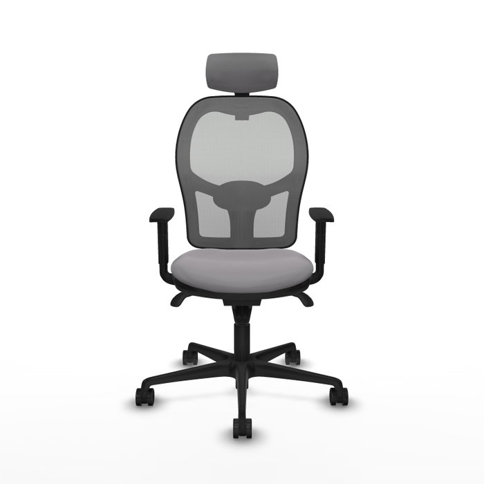 PIQUERAS Y CRESPO Silla de oficina Jorquera Gris con Mecanismo Sincro