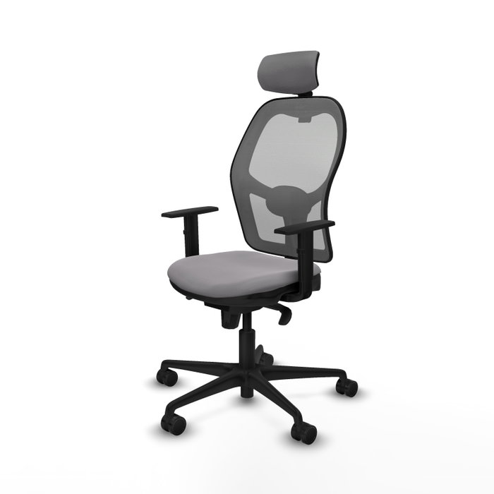 PIQUERAS Y CRESPO Silla de oficina Jorquera Gris con Mecanismo Sincro