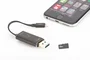Ednet 31519 Lector de tarjetas MicroSD USB 3.2 Gen 1 y Lightning Negro