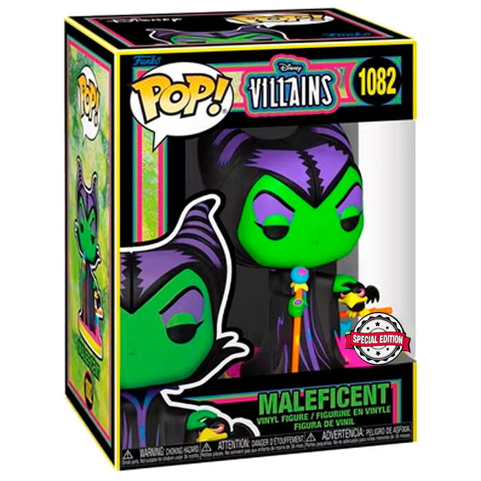 Funko Pop Disney Villains Maléfica Black Light Exclusive Edition