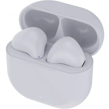 Myway Auriculares Bluetooth Wireless Touch MWHPH0030 con Estuche de Carga, Autonomía 4h, Blancos