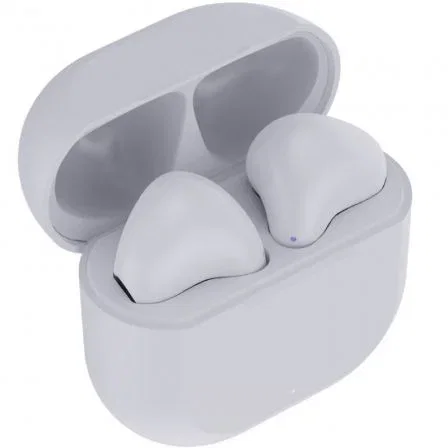 Myway Auriculares Bluetooth Wireless Touch MWHPH0030 con Estuche de Carga, Autonomía 4h, Blancos