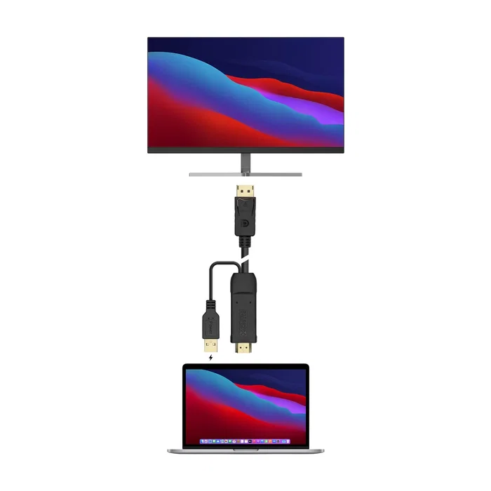 Aisens Cable Conversor Activo HDMI 2.0 a DisplayPort 1.2 con USB, 1.8m Aisens Cable Conversor Activo HDMI 2.0 a DisplayPort 1.2 con USB, 1.8m