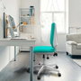 PIQUERAS Y CRESPO Silla de oficina Elche con mecanismo Asincro, Marrón