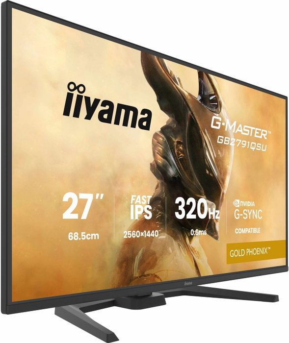 Iiyama G-MASTER GB2791QSU-B1 Monitor Gaming 27 pulg QHD 320Hz
