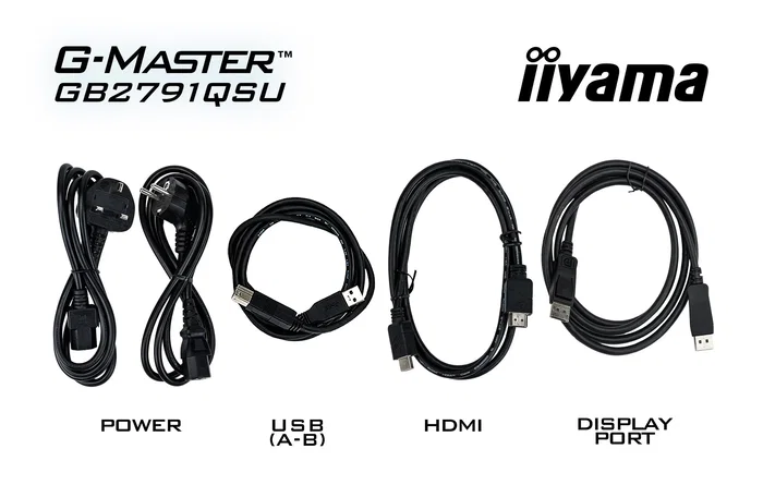 iiyama G-Master GB2791QSU-B1 Gold Phoenix Monitor Gaming 27 Pulgadas QHD 320Hz Fast IPS Negro