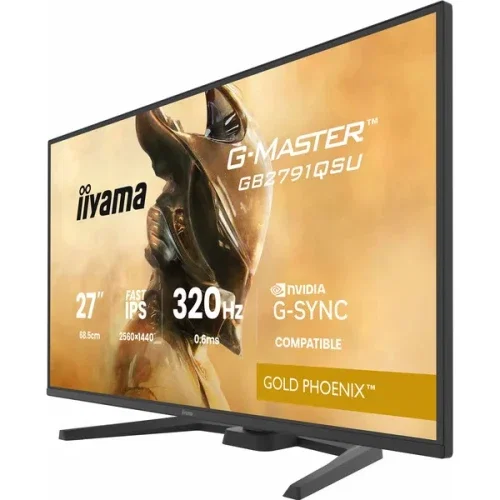 Iiyama G-MASTER GB2791QSU-B1 Monitor Gaming 27 pulg QHD 320Hz Negro Iiyama G-MASTER GB2791QSU-B1 Monitor Gaming 27 pulg QHD 320Hz Negro