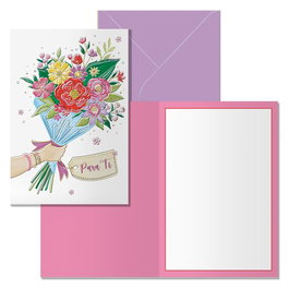 DOHE Set de 6 Tarjetas de Felicitación Wishes 115x170 mm