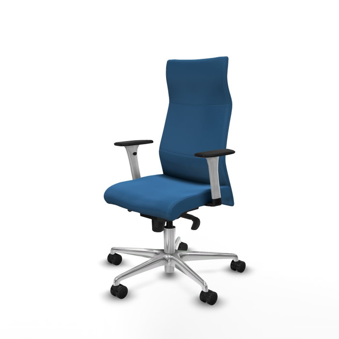 PIQUERAS Y CRESPO Sillón Albacete Azul claro con Mecanismo Sincro PIQUERAS Y CRESPO Sillón Albacete Azul claro con Mecanismo Sincro