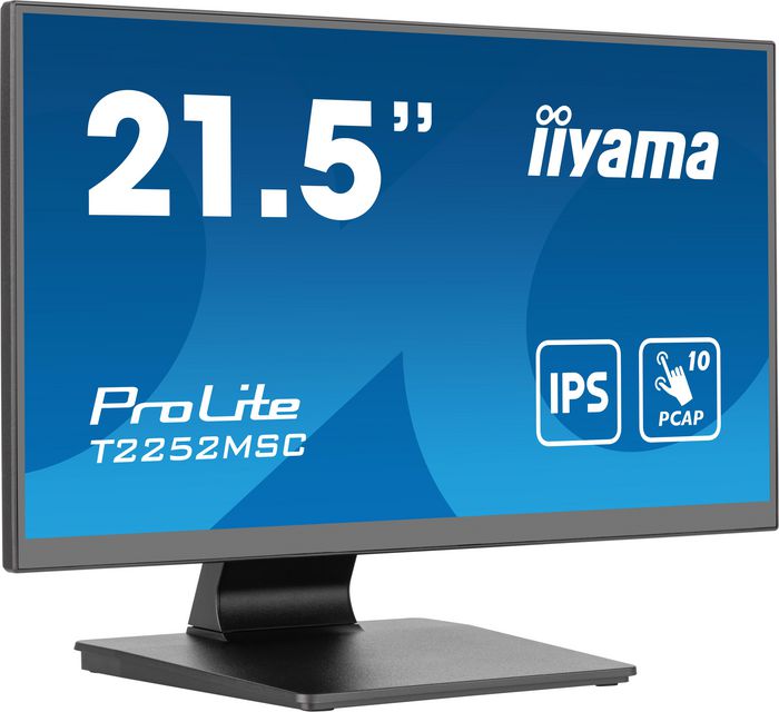 iiyama ProLite T2252MSC-B2 Monitor Táctil 21.5 pulgadas Full HD IPS Black iiyama ProLite T2252MSC-B2 Monitor Táctil 21.5 pulgadas Full HD IPS Black