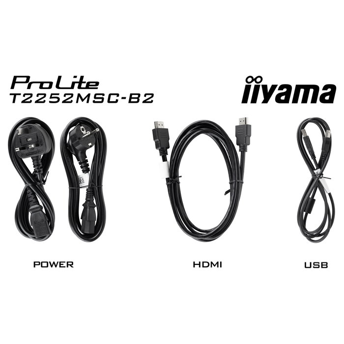 iiyama ProLite T2252MSC-B2 Monitor Táctil 21,5 pulgadas Full HD