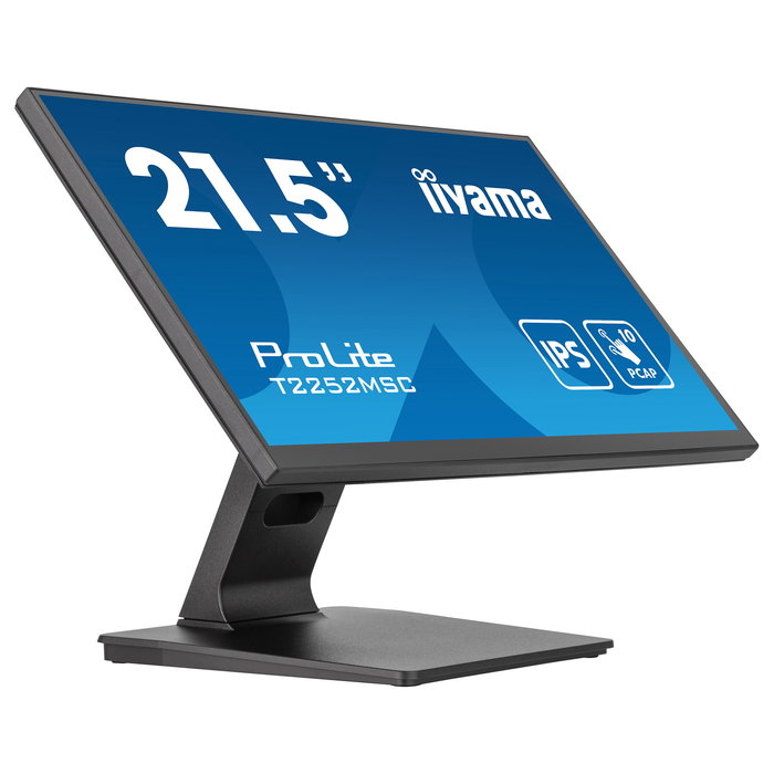 iiyama ProLite T2252MSC-B2 Monitor Táctil 54.6 cm (21.5") FHD 1920x1080 IPS Pantalla Táctil 5ms HDMI DisplayPort USB Altavoces Negro iiyama ProLite T2252MSC-B2 Monitor Táctil 54.6 cm (21.5") FHD 1920x1080 IPS Pantalla Táctil 5ms HDMI DisplayPort USB Altavoces Negro