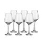 DKD Home Decor Set de 6 Copas de Cristal para Vino Blanco de 360 ml