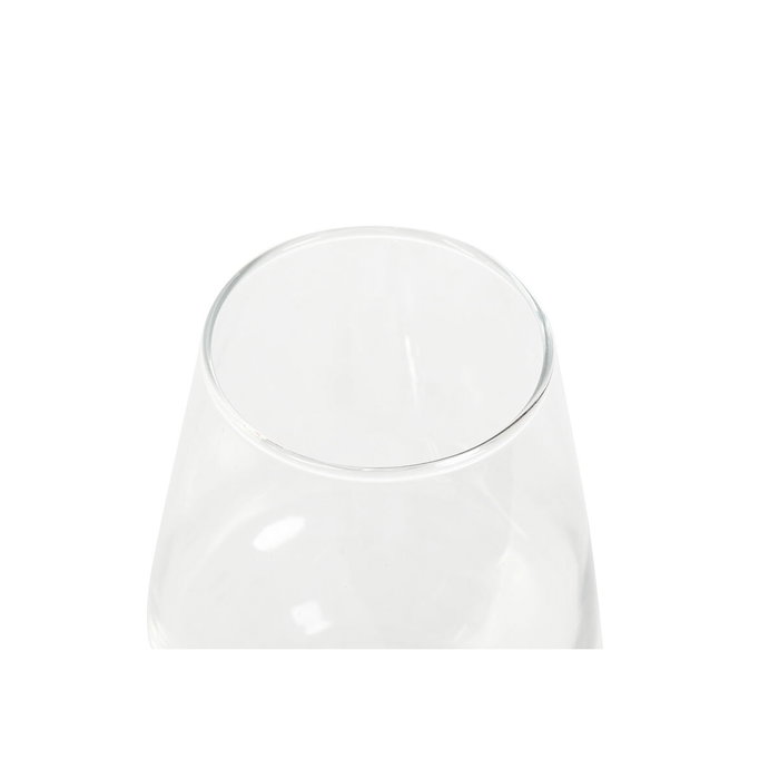 DKD Home Decor Set de 6 Copas de Cristal para Vino Blanco de 360 ml DKD Home Decor Set de 6 Copas de Cristal para Vino Blanco de 360 ml
