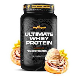 BIGMAN Ultimate Whey 1 Kg Canela-Vainilla Proteína de Suero de Leche para Deportistas