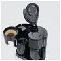 Severin KA 9315 Cafetera de filtro negra con dos jarras térmicas