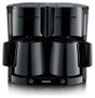 Severin KA 9315 Cafetera de filtro negra con dos jarras térmicas