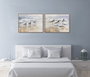 DKD Home Decor Cuadro Lienzo Playa Gaviotas Surtido de 2