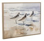 DKD Home Decor Cuadro Lienzo Playa Gaviotas Surtido de 2