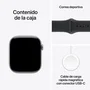 Apple Watch Series 11 GPS 46mm Gris Espacial con Correa Deportiva Negra S/M