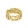 Boss 1580446L Anillo Dorado de Acero Inoxidable para Hombre