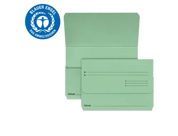 Esselte Subcarpeta Pocket con Bolsa Fuelle Verde de 275g
