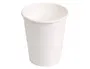 Blanca Vaso Térmico Cartón Blanco 200 cc Biodegradable Paquete 50 Unidades