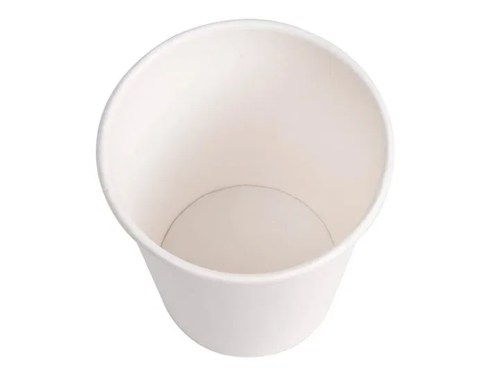 Blanca Vaso Térmico Cartón Blanco 200 cc Biodegradable Paquete 50 Unidades