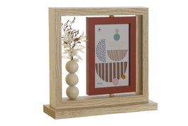 DKD Home Decor Marco de Foto 10x15 MDF Cristal Natural