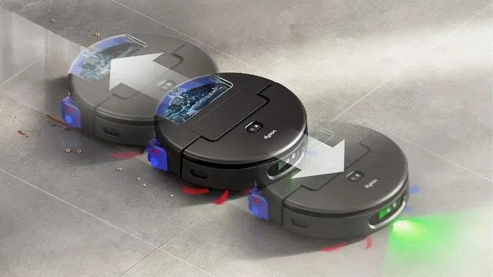 Dyson Spot+Scrub AI Robot Aspirador y Fregador Negro Dyson Spot+Scrub AI Robot Aspirador y Fregador Negro