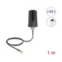 DeLOCK Antena Omnidireccional 5G LTE GNSS WiFi 6 SMA Negro