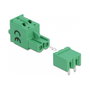 DeLOCK Bloque de terminales para PCB 2 pin 5,08 mm paso horizontal 66505