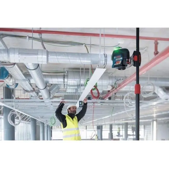 Bosch Professional LR7 Accesorios de Actualización para GCL 2-50 C/G y GLL 3-80 C/CG, Detector de Línea Láser Verde y Roja, Alcance 50m