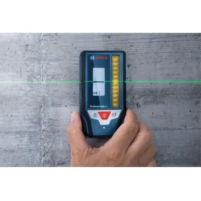 Bosch Professional LR7 Accesorios de Actualización para GCL 2-50 C/G y GLL 3-80 C/CG, Detector de Línea Láser Verde y Roja, Alcance 50m