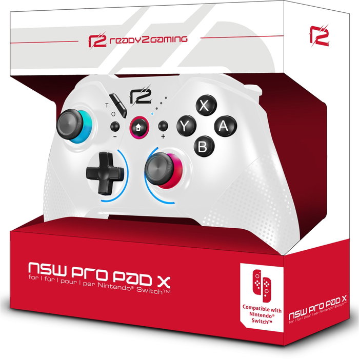 ready2gaming Nintendo Switch Pro Pad X Blanco ready2gaming Nintendo Switch Pro Pad X Blanco