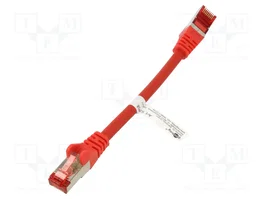 GOOBAY Patch cord Cat 6 S/FTP rojo 0,15m
