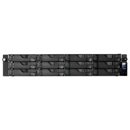 Asustor AS7112RDX NAS para Rack 2U - Intel Xeon E-2224 3.4 GHz, 8 GB RAM ECC, 12 Bahías HDD/SSD, 4x GbE, 550W, Negro