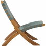 Beau Rivage Juego de 2 sillones de jardín VERONE de madera de acacia FSC y cuerda verde