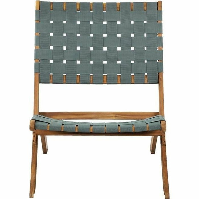 Beau Rivage Juego de 2 sillones de jardín VERONE de madera de acacia FSC y cuerda verde