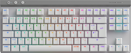 Logitech G515 Lightspeed TKL Teclado Gaming Inalámbrico con Interruptores GL Tactile, Blanco - 920-012543